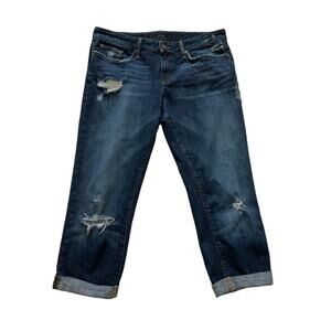 Joe's Jeans Dark Blue Ankle Cropped Denim